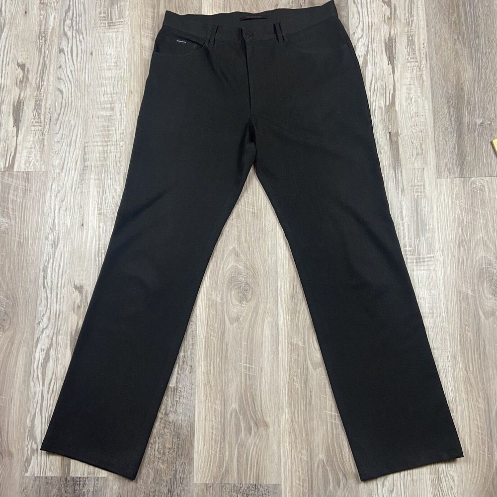 ALBERTO Tom Technoserge Pants Mans Size‎ 48 Black Performance Stretch 34x32